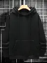 Men's Fleece Plain Hoddie