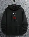 Fleece Printed Hoodie